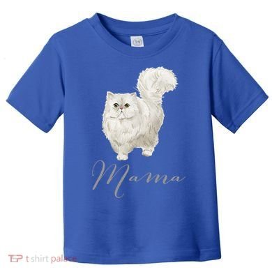 Persian Cat Mama Gift Cat Mom Cat Mama Present Cat Mommy Gift Toddler T-Shirt