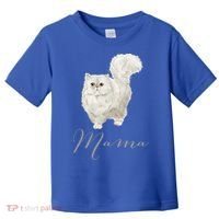 Persian Cat Mama Gift Cat Mom Cat Mama Present Cat Mommy Gift Toddler T-Shirt thumb 0