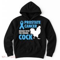 Prostate Cancer Messed With The Wrong Cock Cancer Awareness Gift Hoodie thumb 0