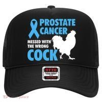 Prostate Cancer Messed With The Wrong Cock Cancer Awareness Gift Hat thumb 0