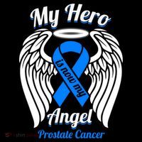 Prostate Cancer My Hero Is Now My Angel Wings Gift Coffee Mug thumb 5