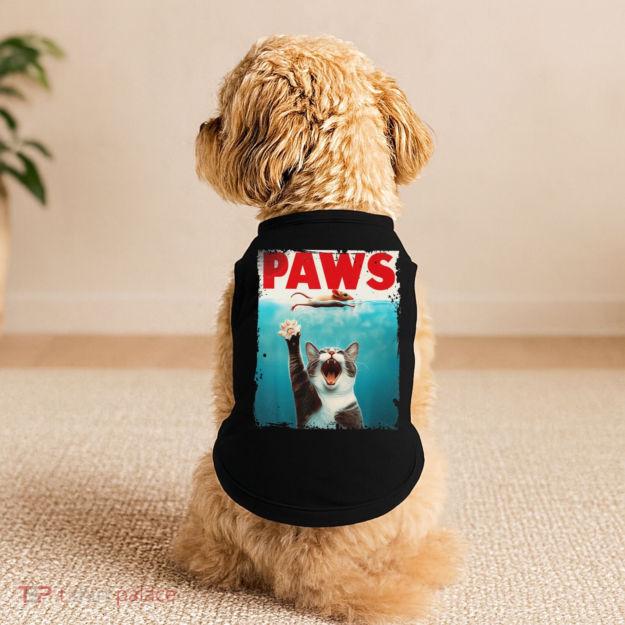 Paws Cat Mouse Parody Cat Shark Chasing Mouse Kitten Doggie Tank