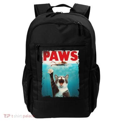 Paws Cat Mouse Parody Cat Shark Chasing Mouse Kitten Backpack