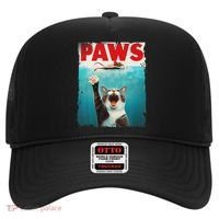 Paws Cat Mouse Parody Cat Shark Chasing Mouse Kitten Hat thumb 0