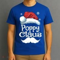 Poppy Claus Matching Family Christmas Pajamas Xmas Santa Gift T-Shirt thumb 3