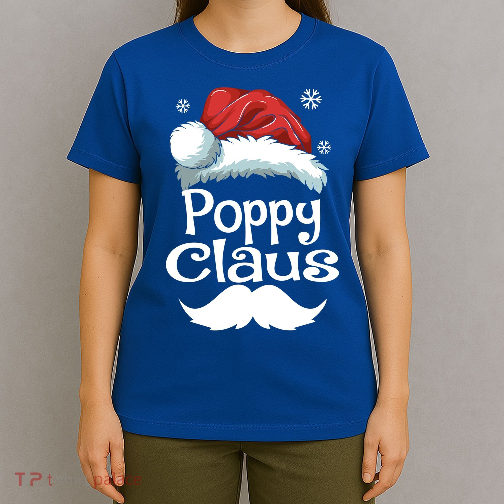 Poppy Claus Matching Family Christmas Pajamas Xmas Santa Gift T-Shirt
