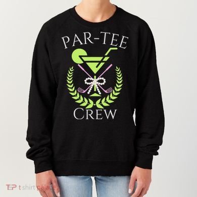 Par Crew Martini Cocktails Golf Drinking Matching Women's Sweatshirt