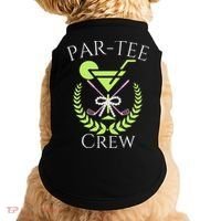 Par Crew Martini Cocktails Golf Drinking Matching Doggie Tank thumb 0