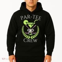 Par Crew Martini Cocktails Golf Drinking Matching Hoodie thumb 2
