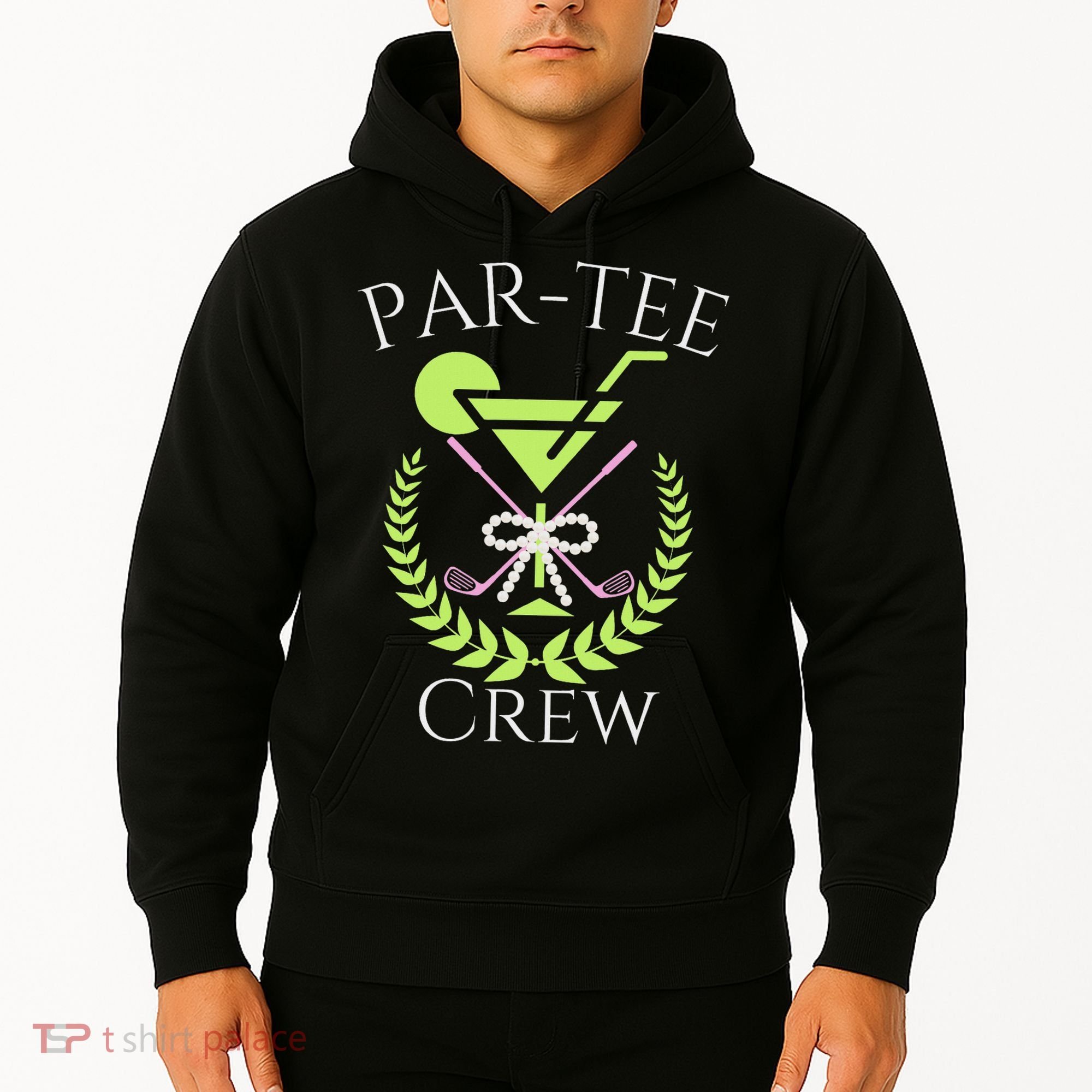 Par Crew Martini Cocktails Golf Drinking Matching Hoodie
