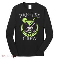 Par Crew Martini Cocktails Golf Drinking Matching Long Sleeve Shirt thumb 0