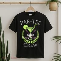 Par Crew Martini Cocktails Golf Drinking Matching T-Shirt thumb 2