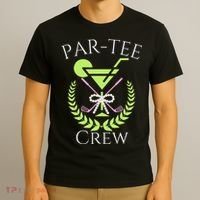 Par Crew Martini Cocktails Golf Drinking Matching T-Shirt thumb 3