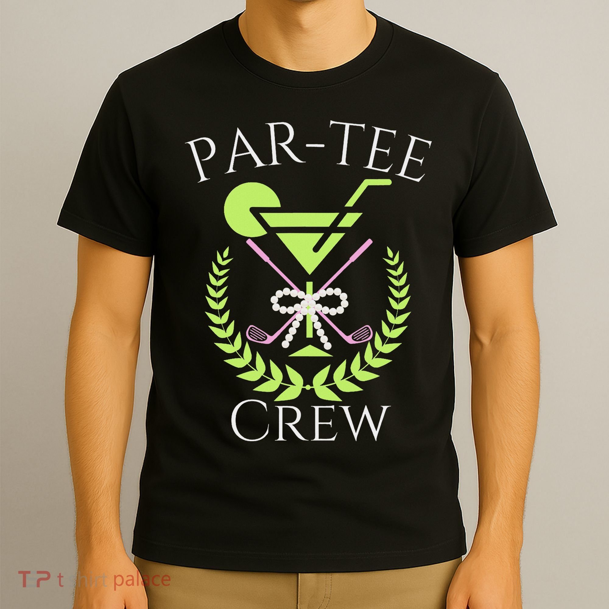Par Crew Martini Cocktails Golf Drinking Matching T-Shirt