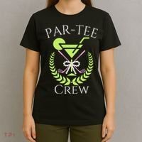 Par Crew Martini Cocktails Golf Drinking Matching T-Shirt thumb 4