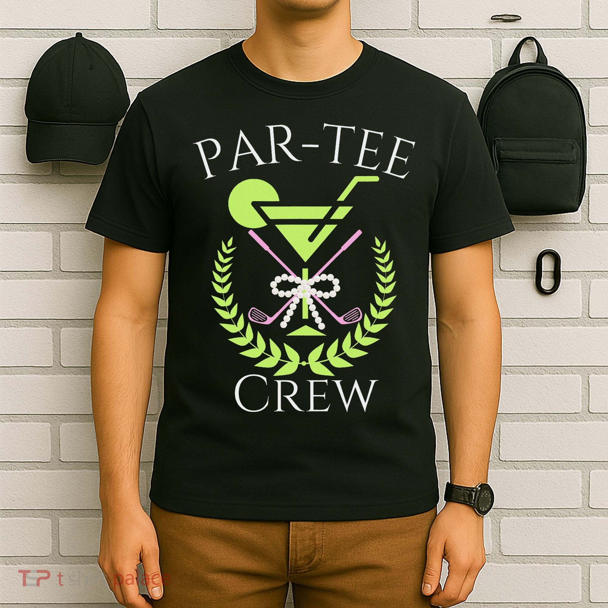 Par Crew Martini Cocktails Golf Drinking Matching T-Shirt