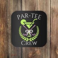 Par Crew Martini Cocktails Golf Drinking Matching Coaster thumb 0