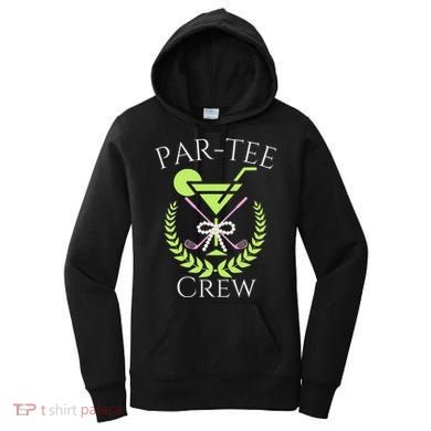 Par Crew Martini Cocktails Golf Drinking Matching Women's Hoodie