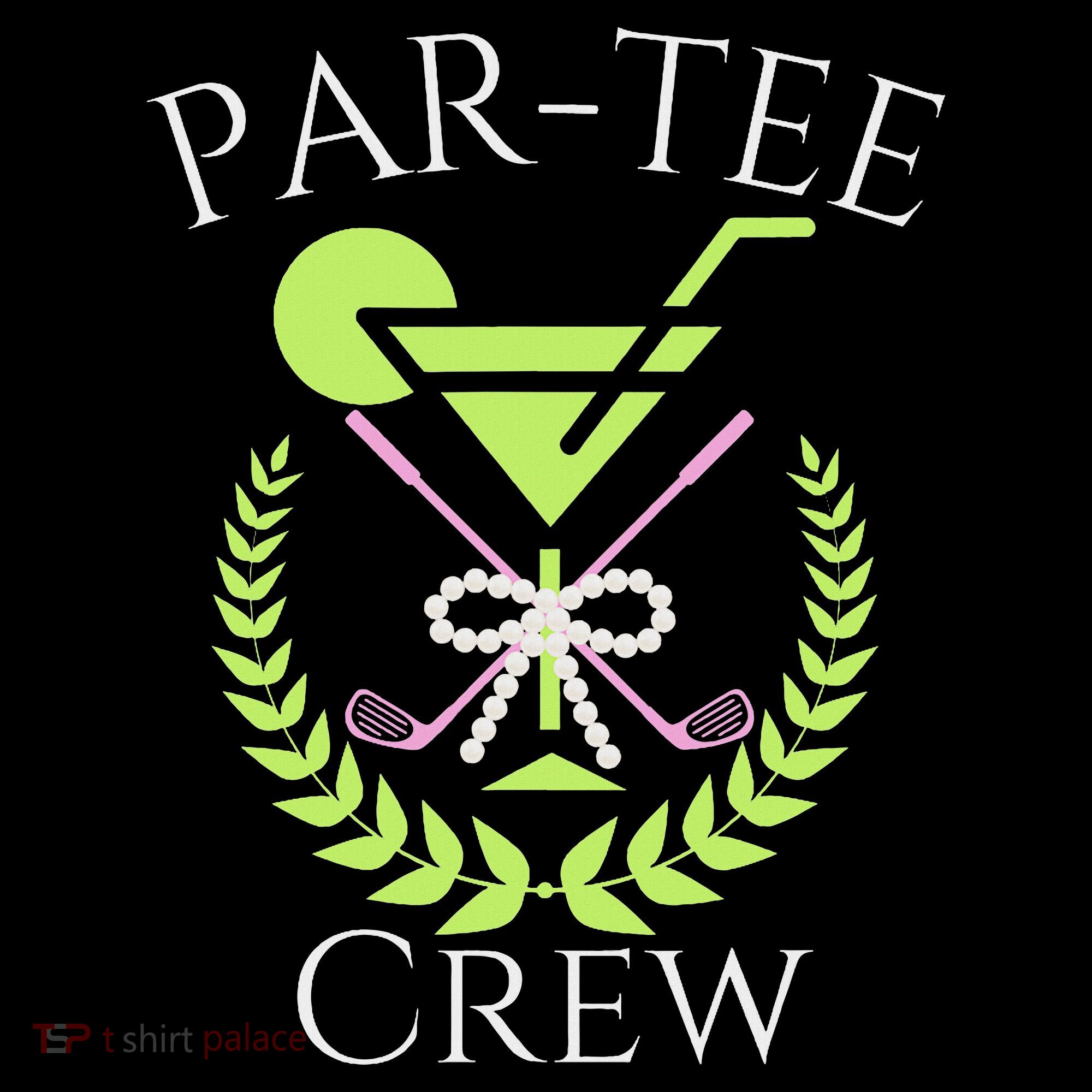 Par Crew Martini Cocktails Golf Drinking Matching Women's Hoodie