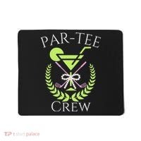 Par Crew Martini Cocktails Golf Drinking Matching Mousepad thumb 0