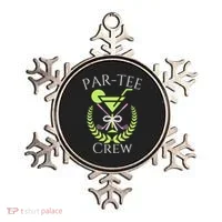 Par Crew Martini Cocktails Golf Drinking Matching Ornament thumb 0
