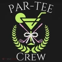 Par Crew Martini Cocktails Golf Drinking Matching Ornament thumb 1