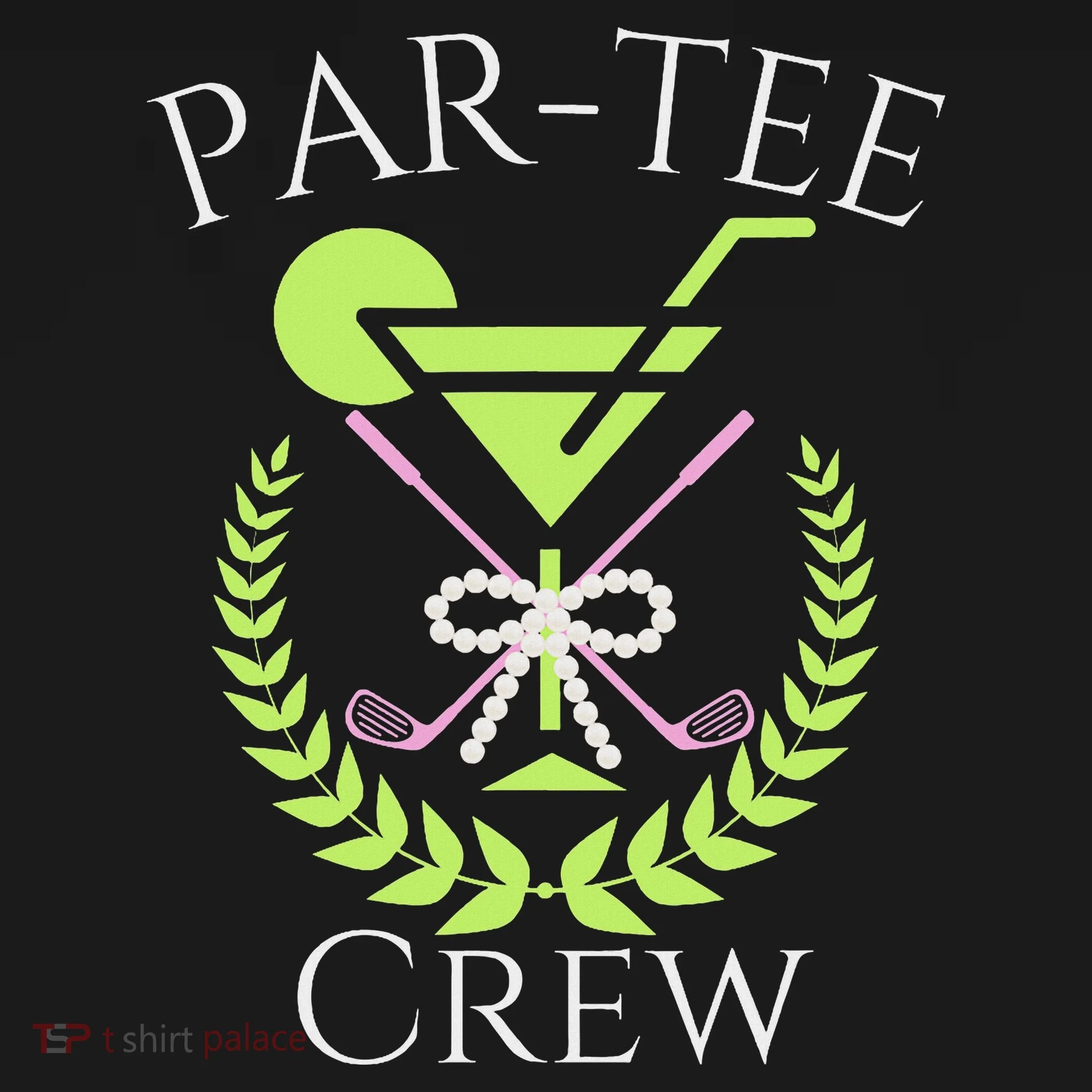 Par Crew Martini Cocktails Golf Drinking Matching Ornament