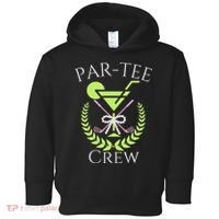 Par Crew Martini Cocktails Golf Drinking Matching Toddler Hoodie thumb 0