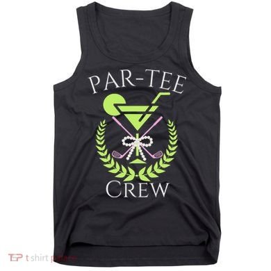 Par Crew Martini Cocktails Golf Drinking Matching Tank Top