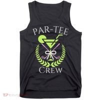 Par Crew Martini Cocktails Golf Drinking Matching Tank Top thumb 0