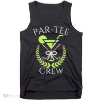Par Crew Martini Cocktails Golf Drinking Matching Tank Top thumb 0