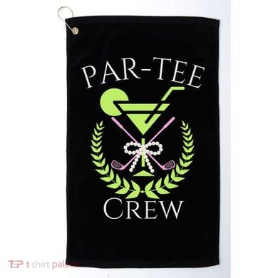 Par Crew Martini Cocktails Golf Drinking Matching Golf Towel