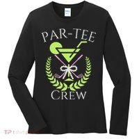 Par Crew Martini Cocktails Golf Drinking Matching Women's Long Sleeve Shirt thumb 0