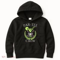 Par Crew Martini Cocktails Golf Drinking Matching Kids Hoodie thumb 0