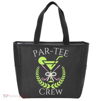 Par Crew Martini Cocktails Golf Drinking Matching Tote Bag
