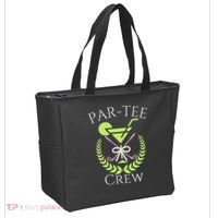 Par Crew Martini Cocktails Golf Drinking Matching Tote Bag thumb 2