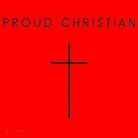 Proud Christian Minimalist Cross Christian Religious Jesus  Santa Hat thumb 1