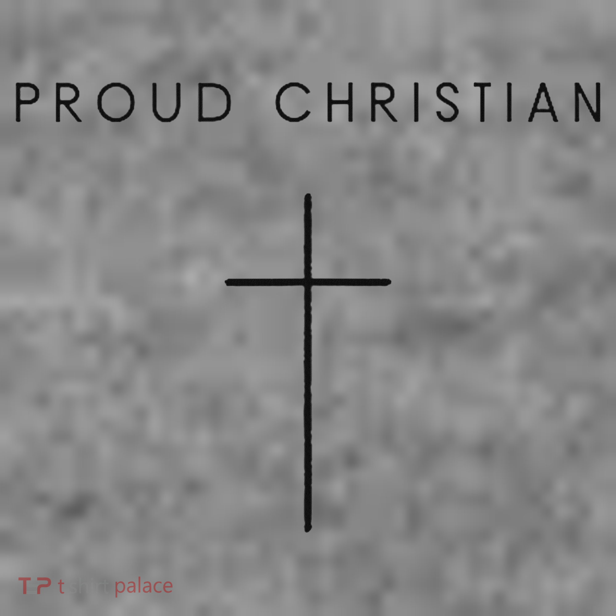Proud Christian Minimalist Cross Christian Religious Jesus  Toddler Hoodie