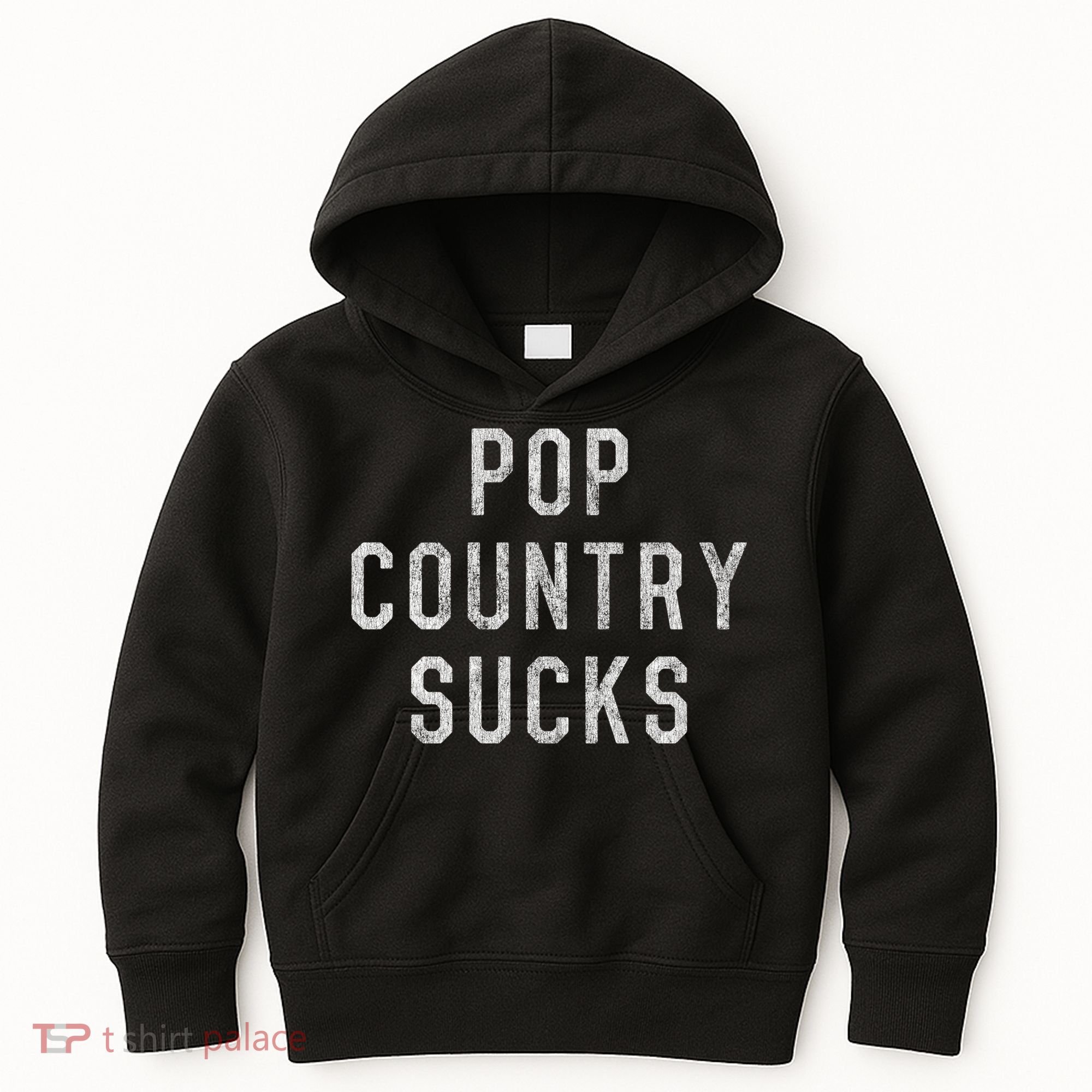 Pop Country Music Sucks Cute Gift Kids Hoodie