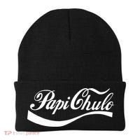 Papi Chulo Mexican Dad Father's Dad Chingon Fathers Day Beanie thumb 0