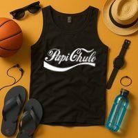 Papi Chulo Mexican Dad Father's Dad Chingon Fathers Day Tank Top thumb 4