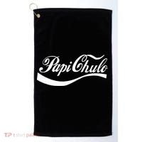 Papi Chulo Mexican Dad Father's Dad Chingon Fathers Day Golf Towel thumb 0