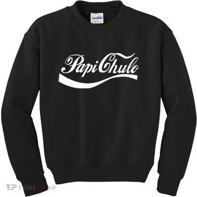 Papi Chulo Mexican Dad Father's Dad Chingon Fathers Day Kids Sweatshirt
