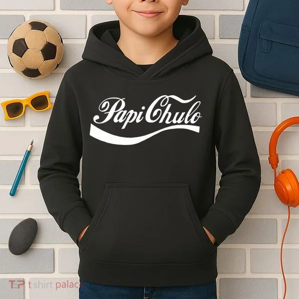 Papi Chulo Mexican Dad Father's Dad Chingon Fathers Day Kids Hoodie
