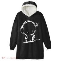 Pop Culture Meme Music Hooded Wearable Blanket thumb 0