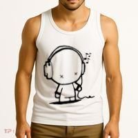 Pop Culture Meme Music Tank Top thumb 3