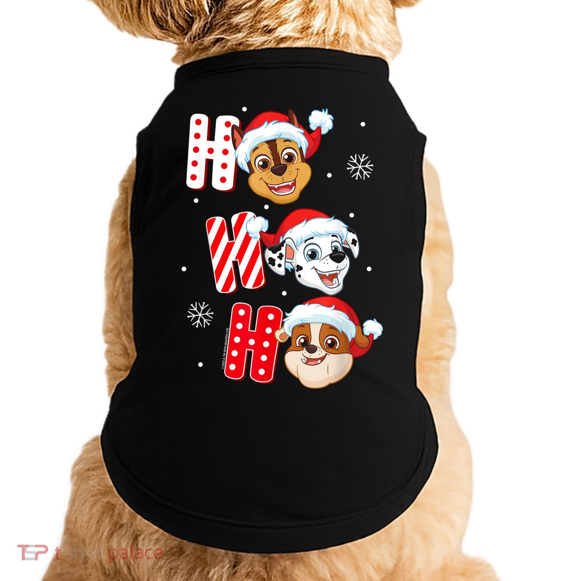 Pawpatrol Chase Marshall Rubble Christmas Santa Hats Doggie Tank