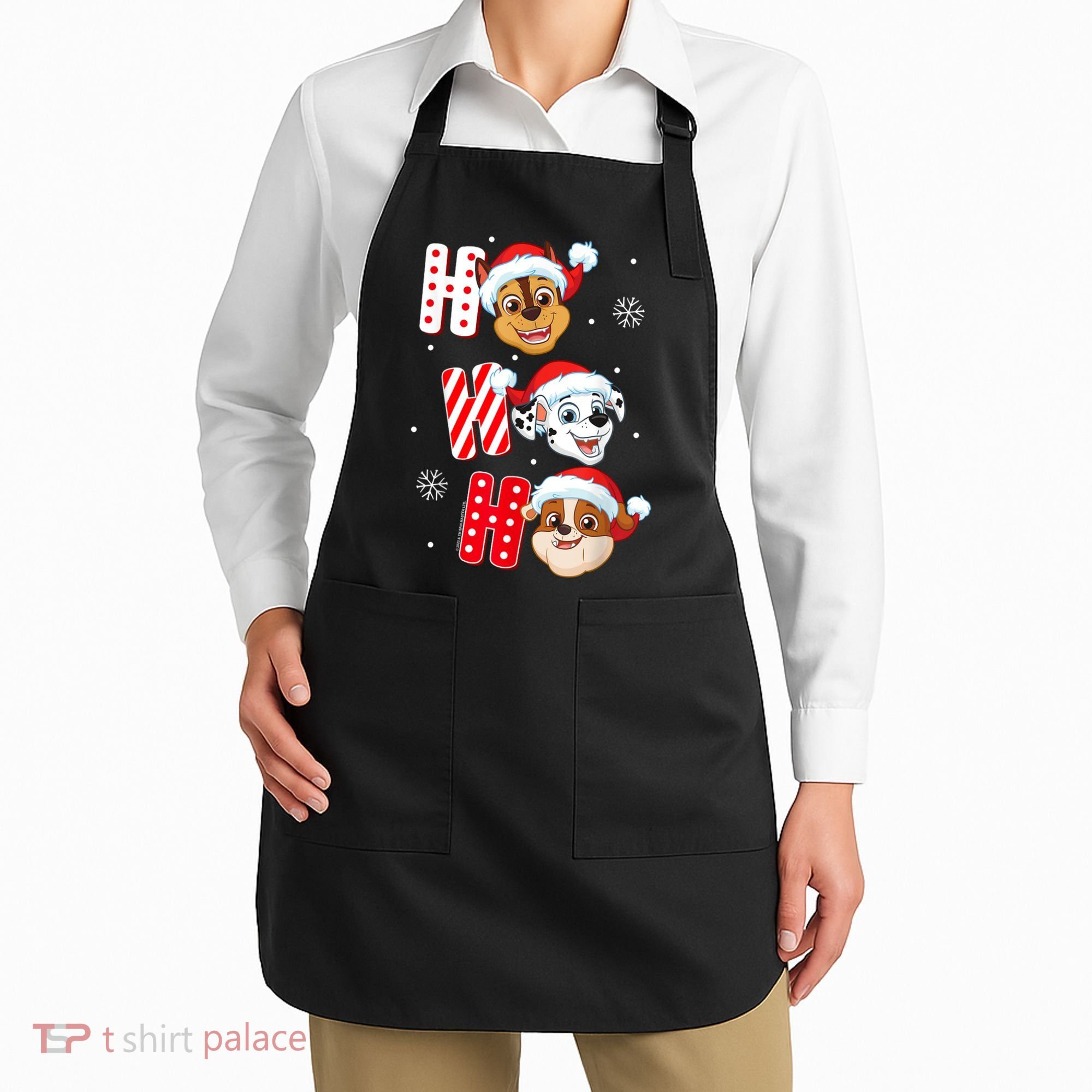 Pawpatrol Chase Marshall Rubble Christmas Santa Hats Apron