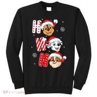 Pawpatrol Chase Marshall Rubble Christmas Santa Hats Sweatshirt thumb 0