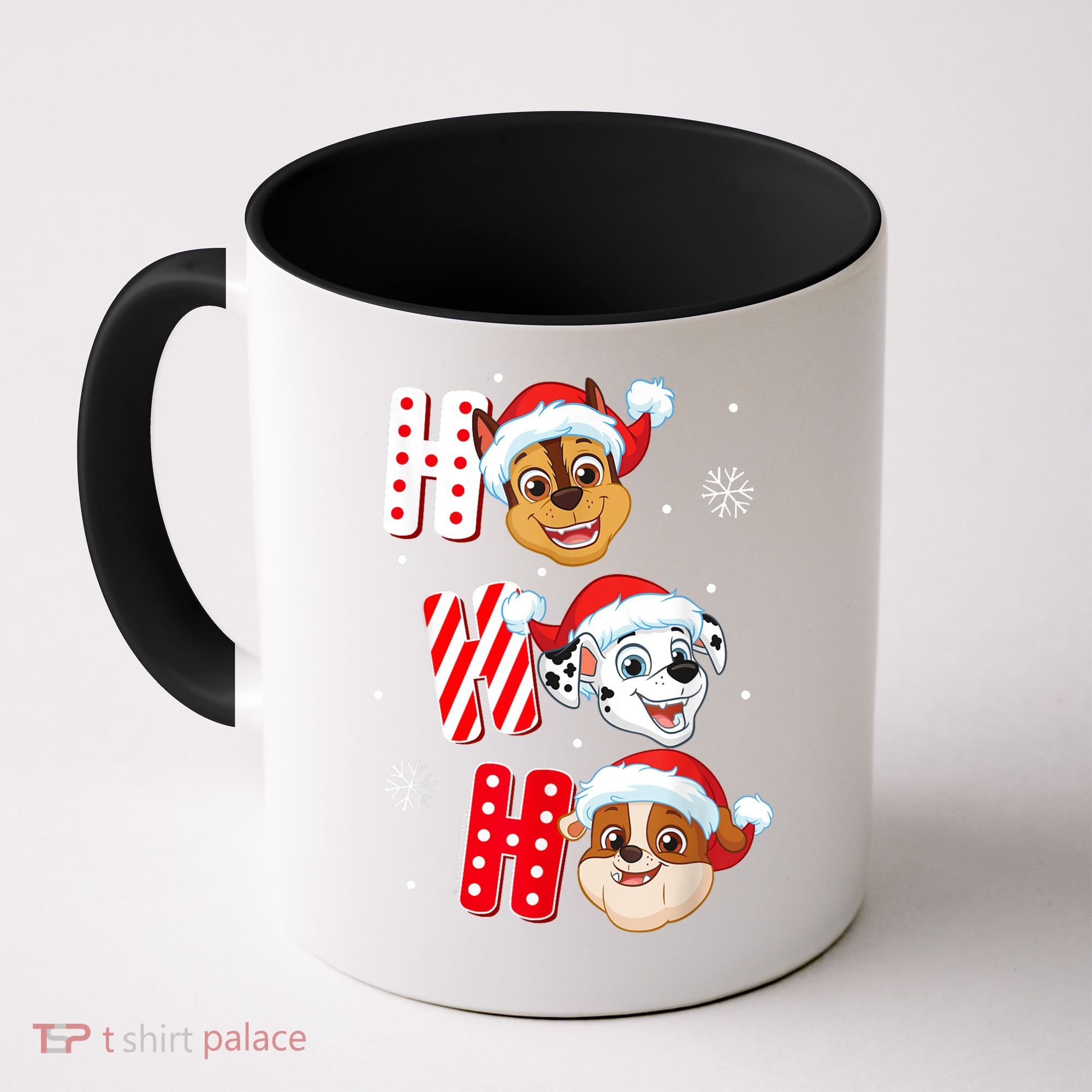 Pawpatrol Chase Marshall Rubble Christmas Santa Hats Coffee Mug